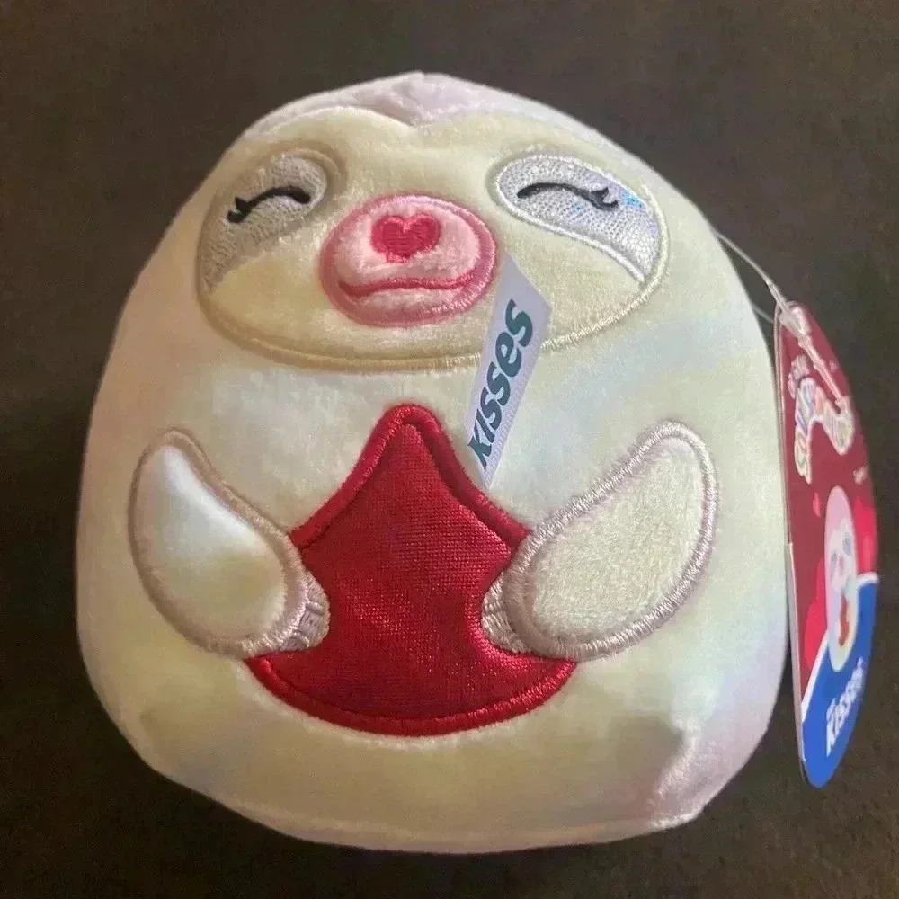 Squishmallow Taylor the Sloth Pastel Valentines Day Edition 5 inch NWT